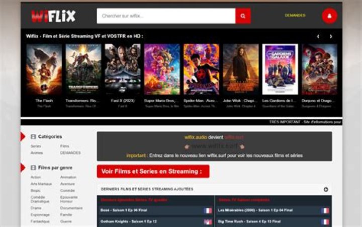 Wiflix city service de streaming de films et de séries pour les